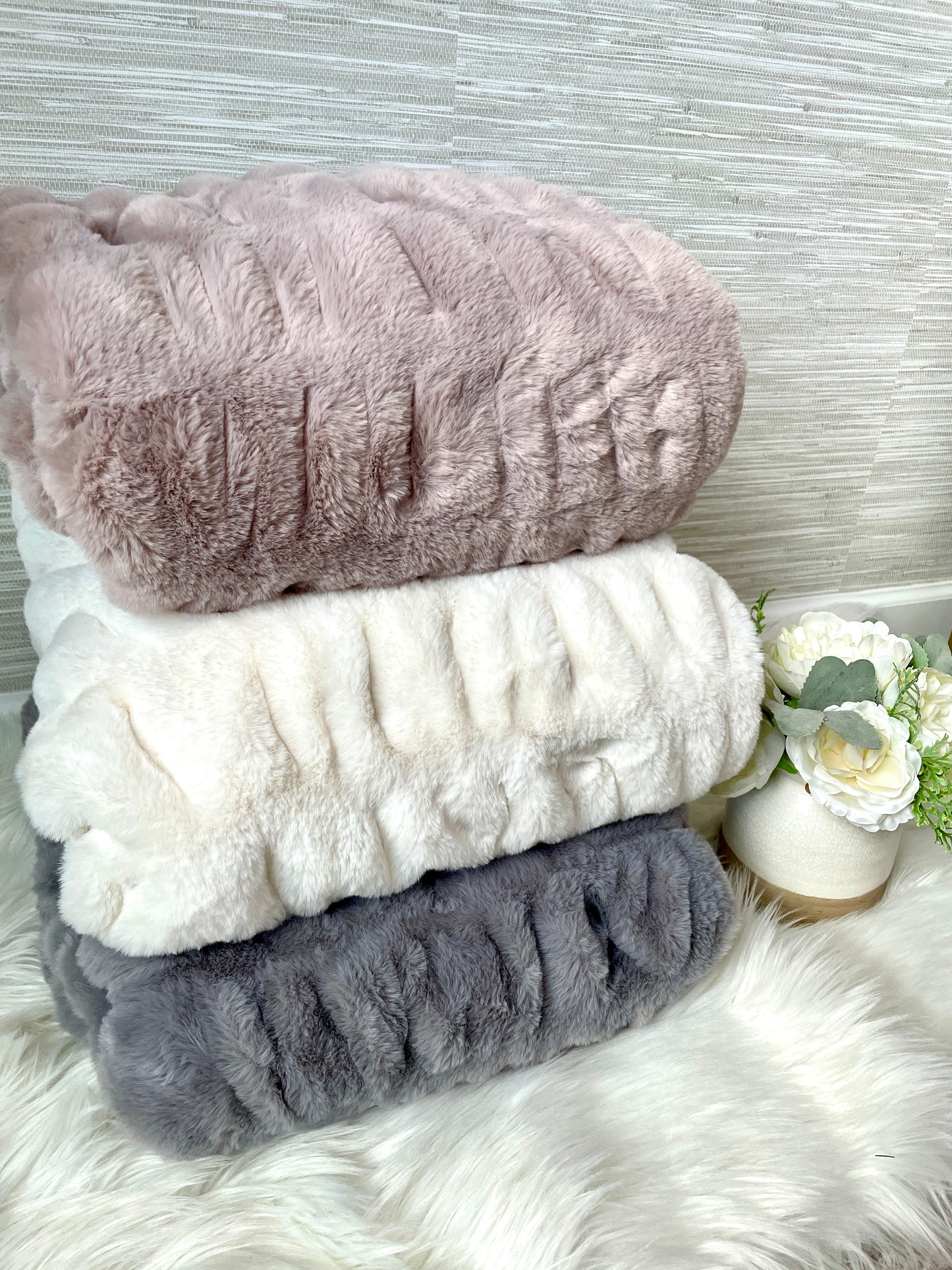 Faux Fur Blanket - Medium & Large